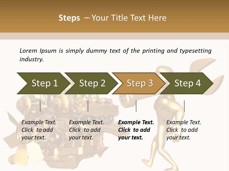 Auto Idiom Mechanic PowerPoint Template