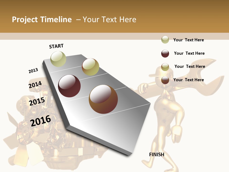 Auto Idiom Mechanic PowerPoint Template