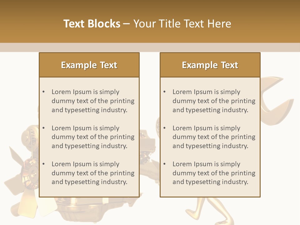 Auto Idiom Mechanic PowerPoint Template