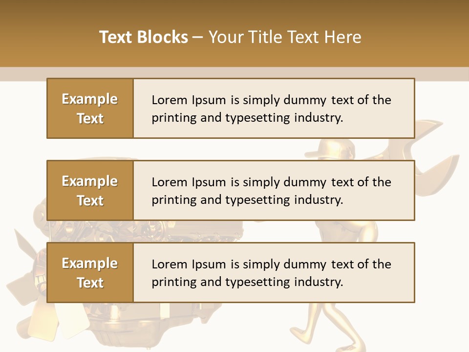 Auto Idiom Mechanic PowerPoint Template