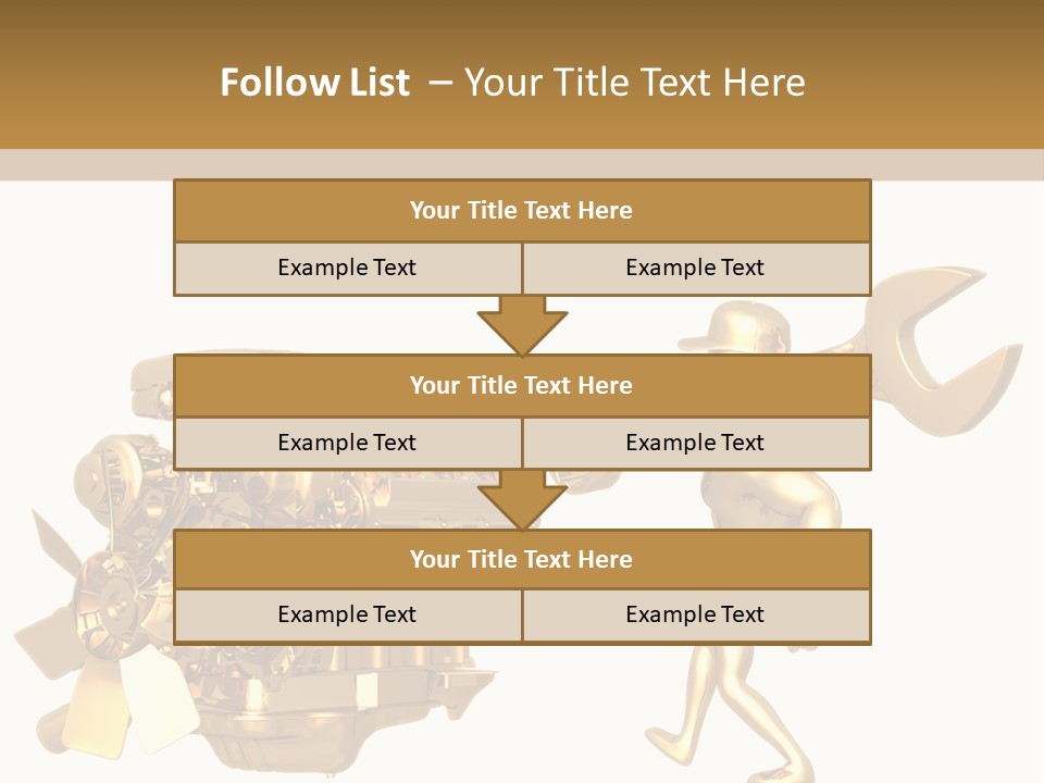 Auto Idiom Mechanic PowerPoint Template