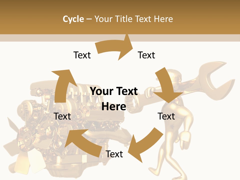 Auto Idiom Mechanic PowerPoint Template