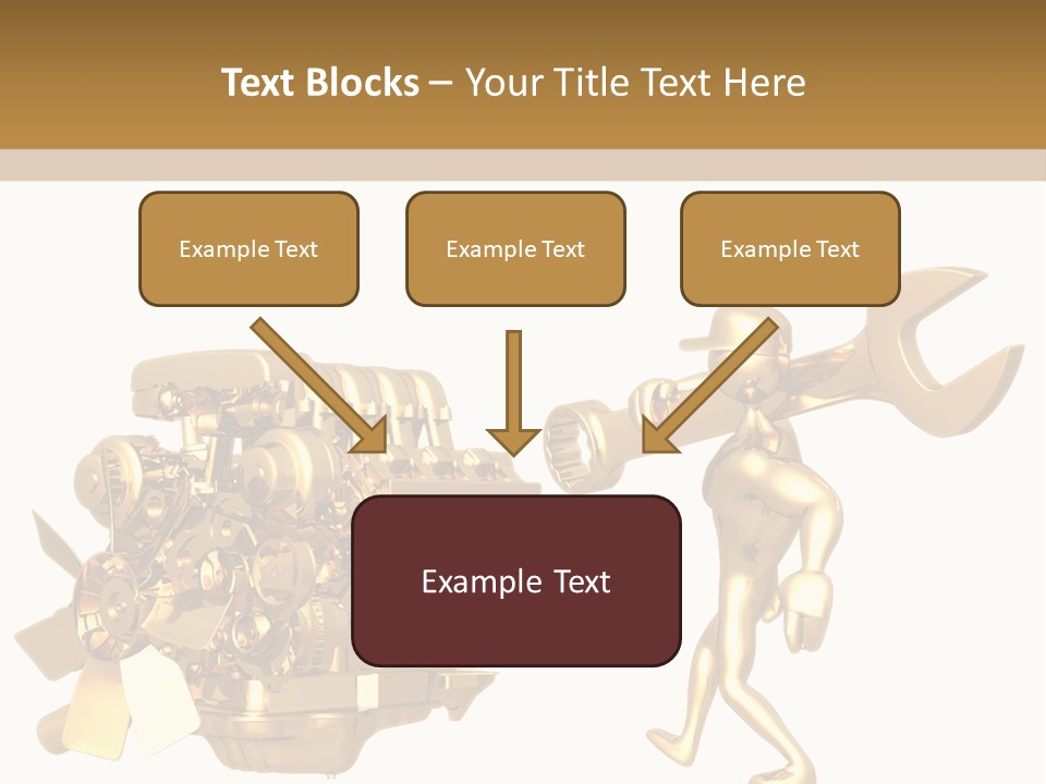 Auto Idiom Mechanic PowerPoint Template