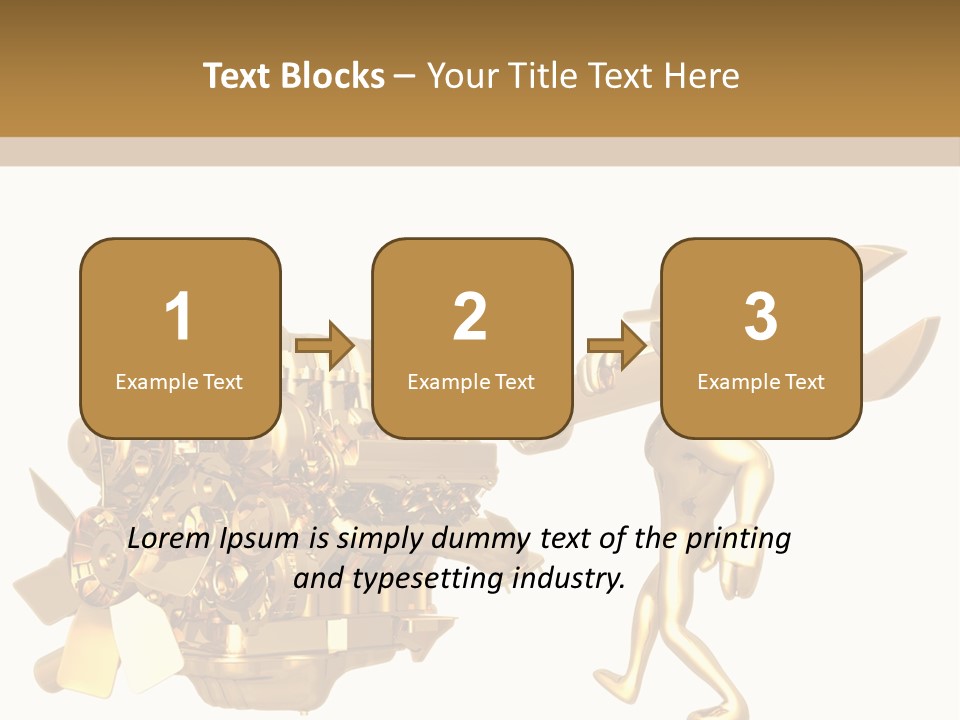 Auto Idiom Mechanic PowerPoint Template