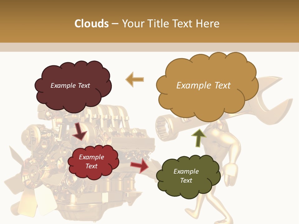 Auto Idiom Mechanic PowerPoint Template