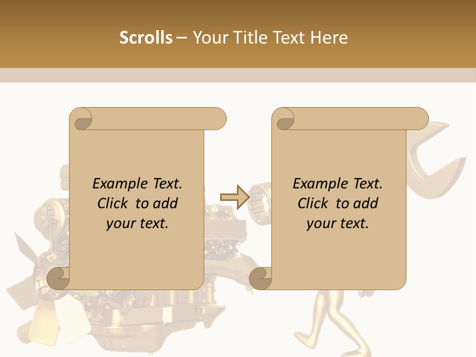 Auto Idiom Mechanic PowerPoint Template
