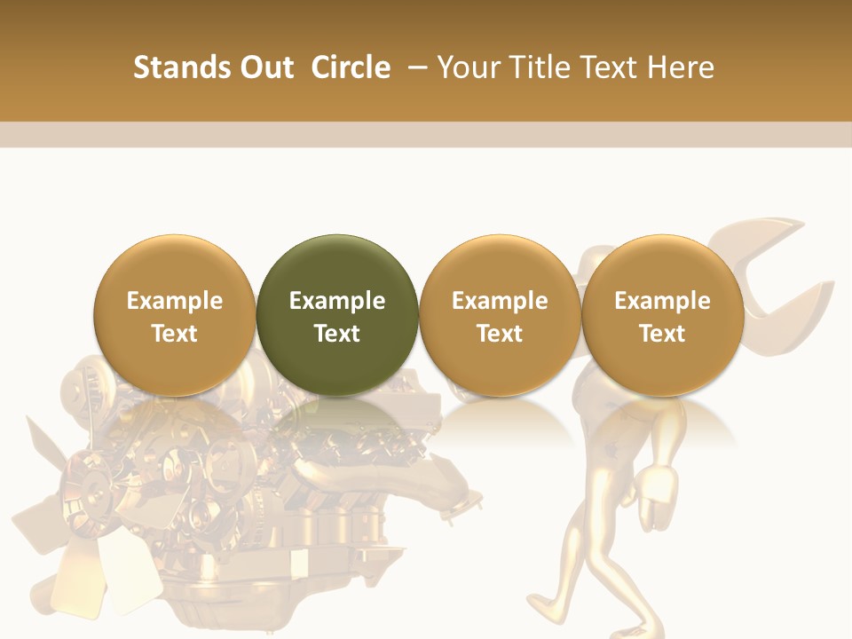 Auto Idiom Mechanic PowerPoint Template