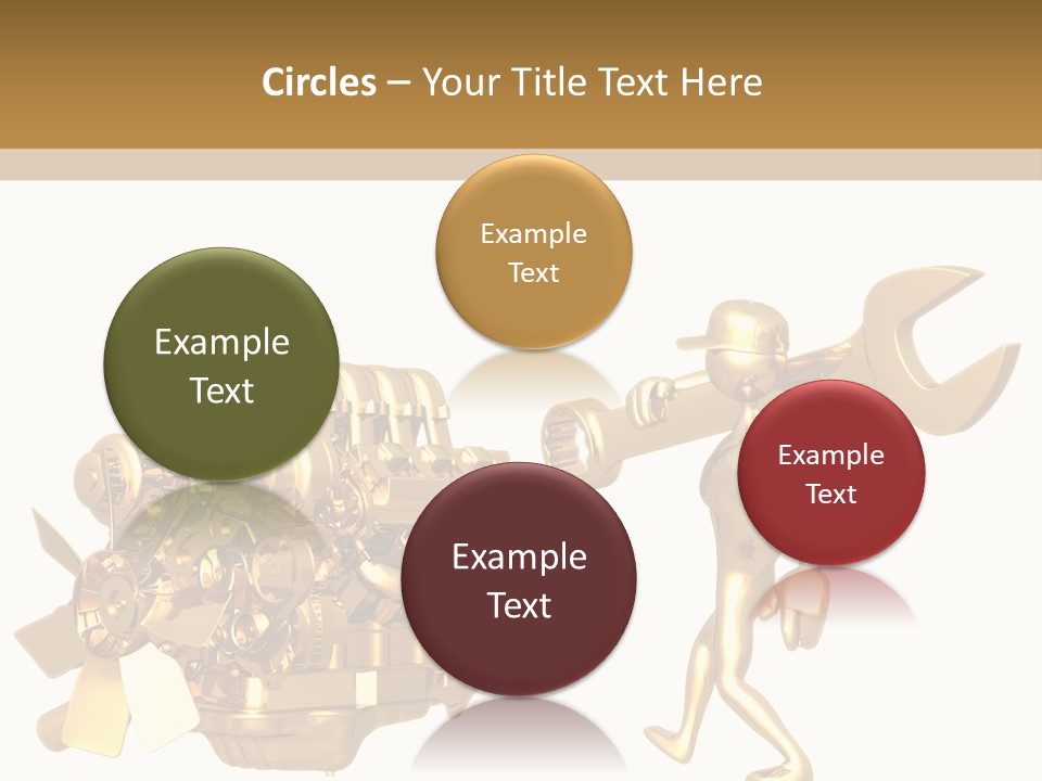 Auto Idiom Mechanic PowerPoint Template