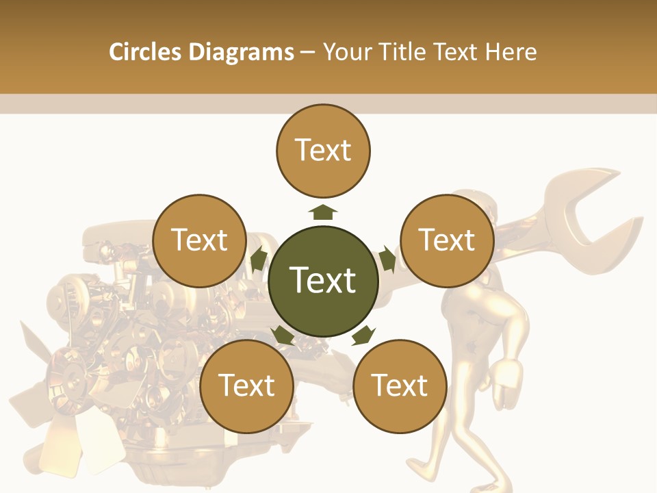 Auto Idiom Mechanic PowerPoint Template