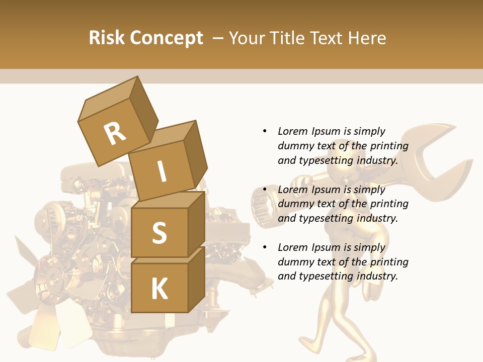 Auto Idiom Mechanic PowerPoint Template