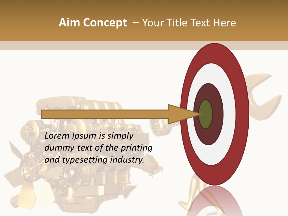 Auto Idiom Mechanic PowerPoint Template