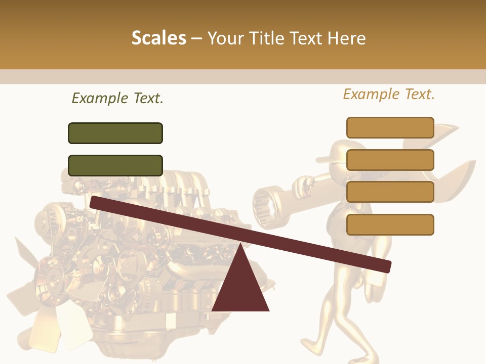 Auto Idiom Mechanic PowerPoint Template