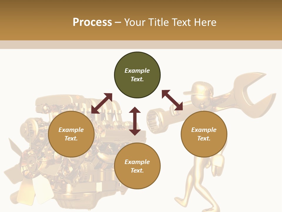 Auto Idiom Mechanic PowerPoint Template