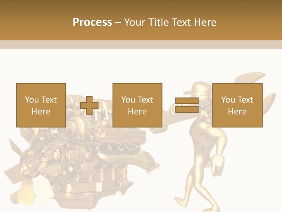 Auto Idiom Mechanic PowerPoint Template