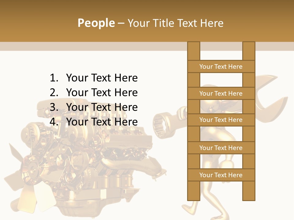 Auto Idiom Mechanic PowerPoint Template