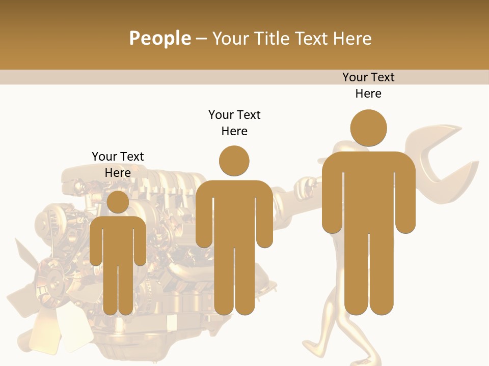 Auto Idiom Mechanic PowerPoint Template