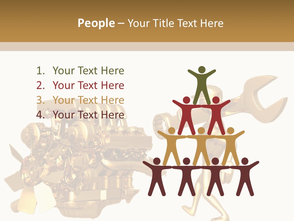 Auto Idiom Mechanic PowerPoint Template