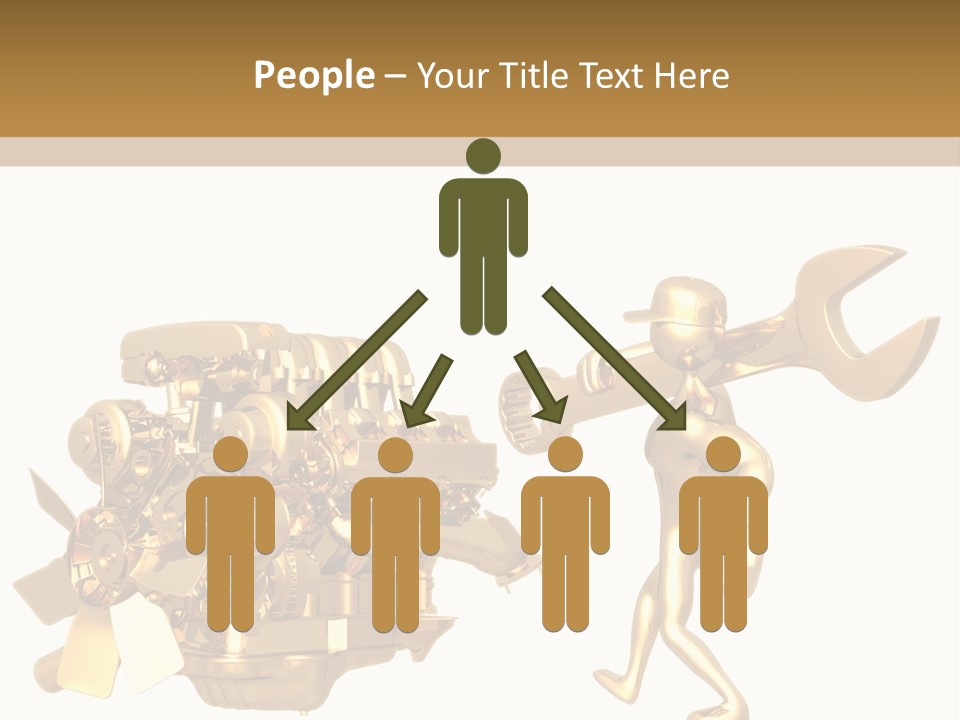 Auto Idiom Mechanic PowerPoint Template