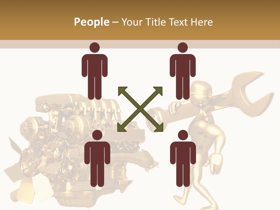 Auto Idiom Mechanic PowerPoint Template