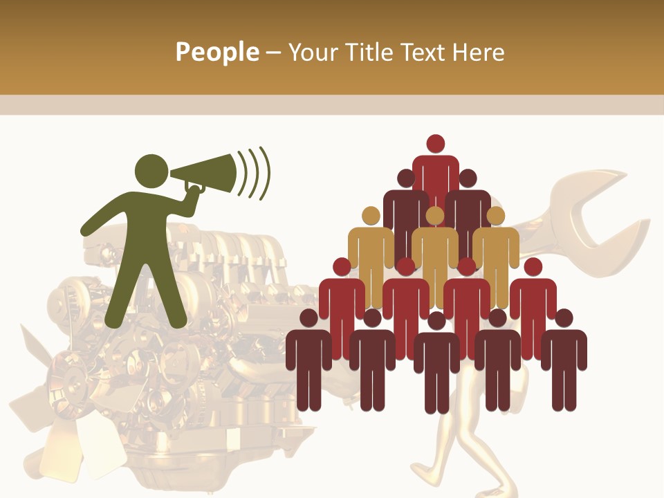 Auto Idiom Mechanic PowerPoint Template