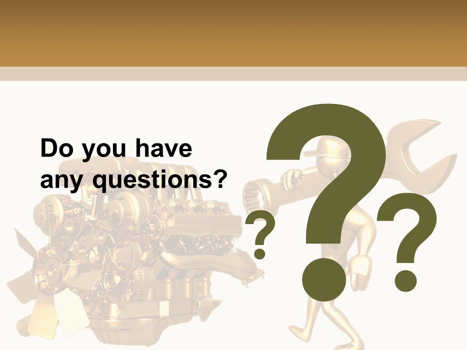 Auto Idiom Mechanic PowerPoint Template