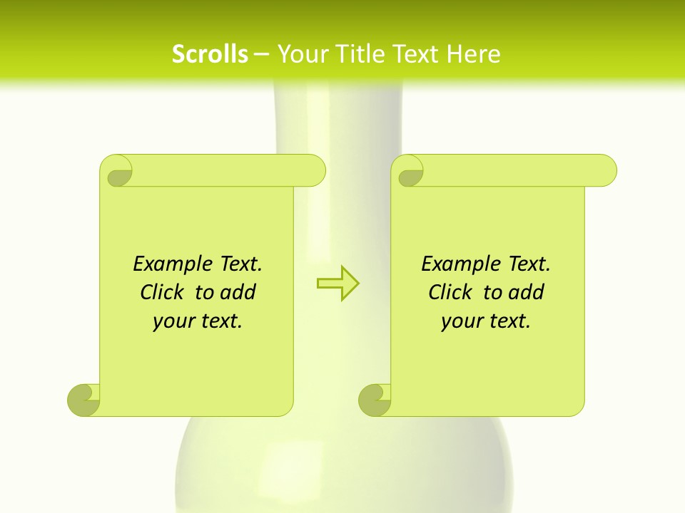 Brass Ornamental Decoration PowerPoint Template