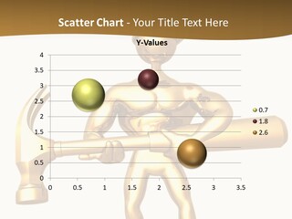 Contractor Isolated Hammer PowerPoint Template