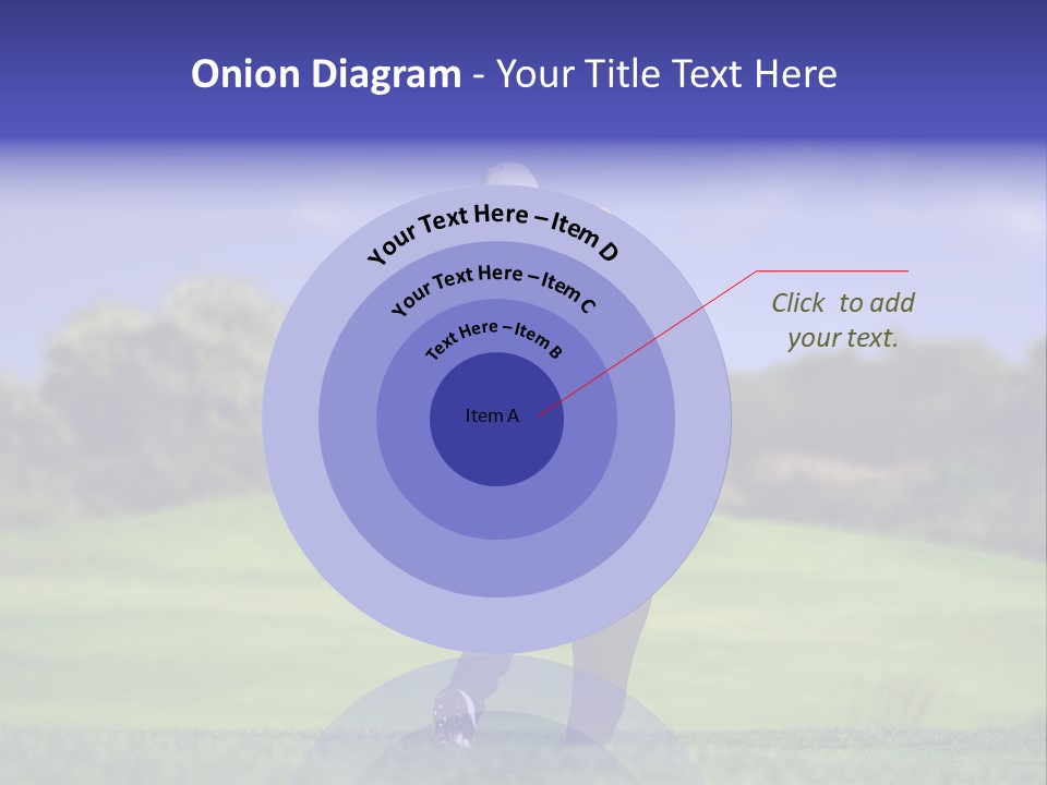 Outdoor Man Swing PowerPoint Template