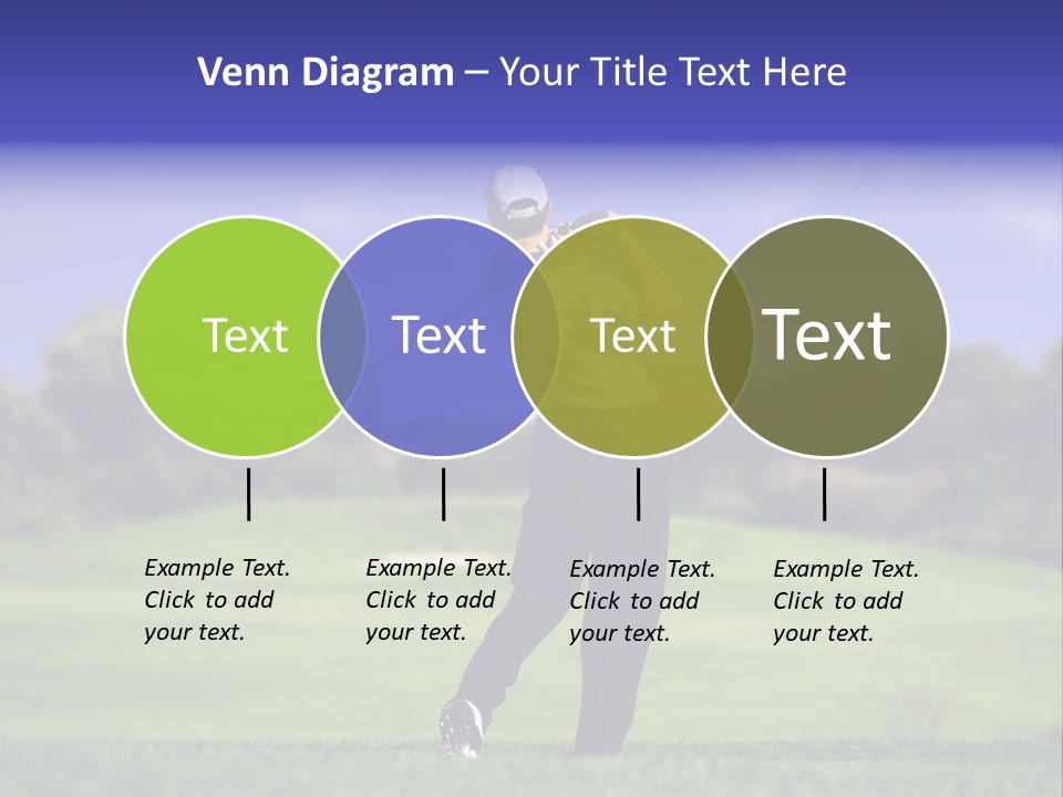 Outdoor Man Swing PowerPoint Template