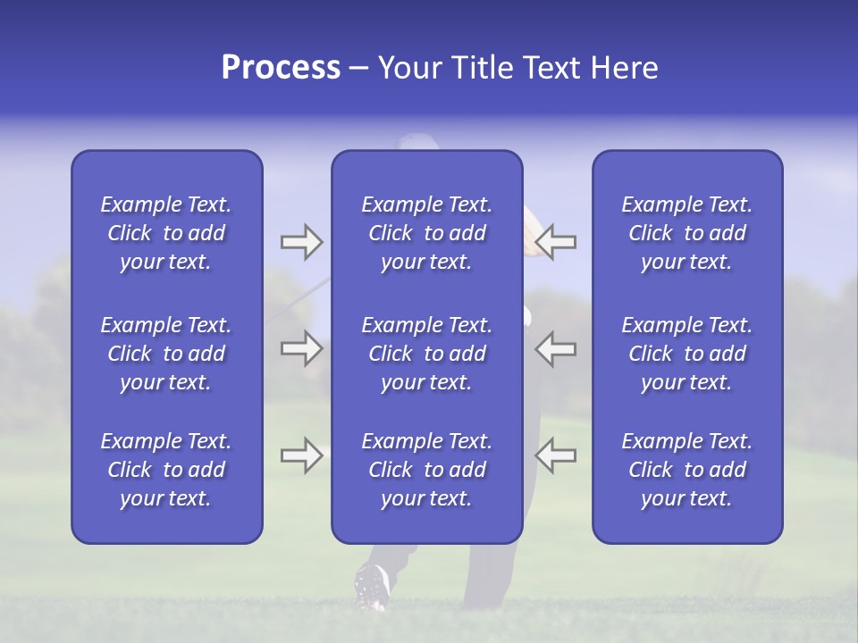 Outdoor Man Swing PowerPoint Template