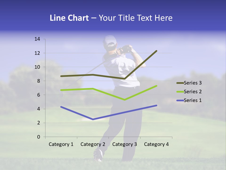 Outdoor Man Swing PowerPoint Template