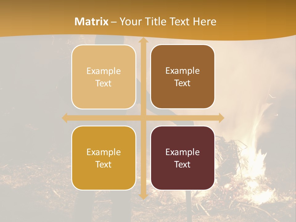 Toil Dusk Farm PowerPoint Template
