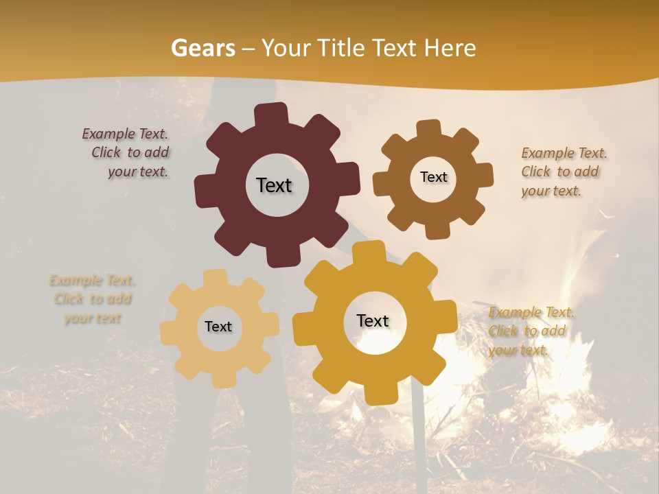 Toil Dusk Farm PowerPoint Template