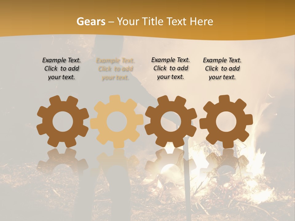 Toil Dusk Farm PowerPoint Template