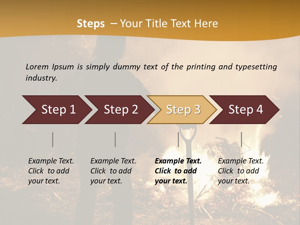 Toil Dusk Farm PowerPoint Template