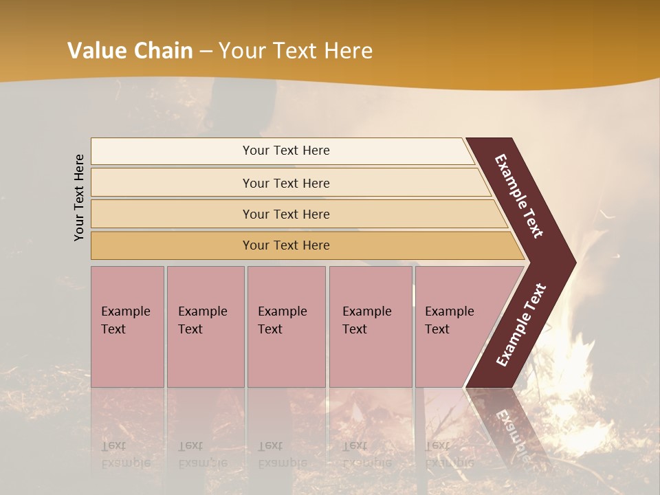 Toil Dusk Farm PowerPoint Template