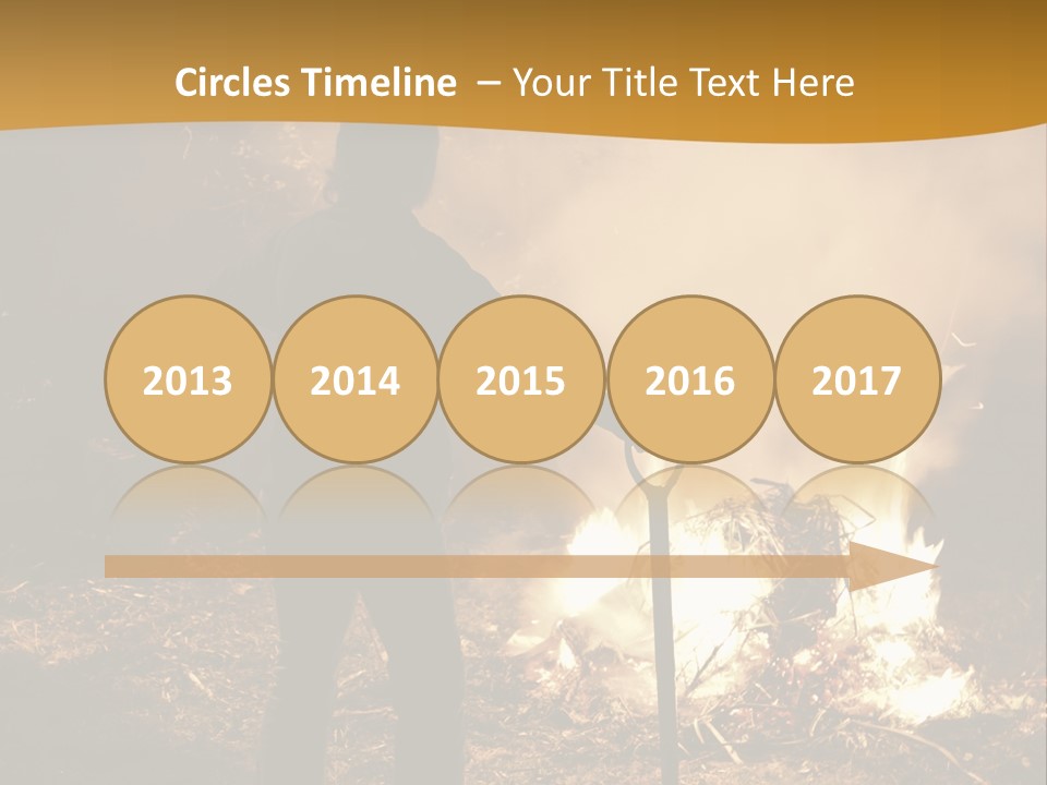 Toil Dusk Farm PowerPoint Template