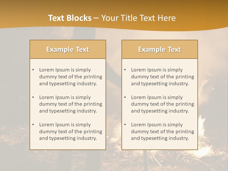 Toil Dusk Farm PowerPoint Template