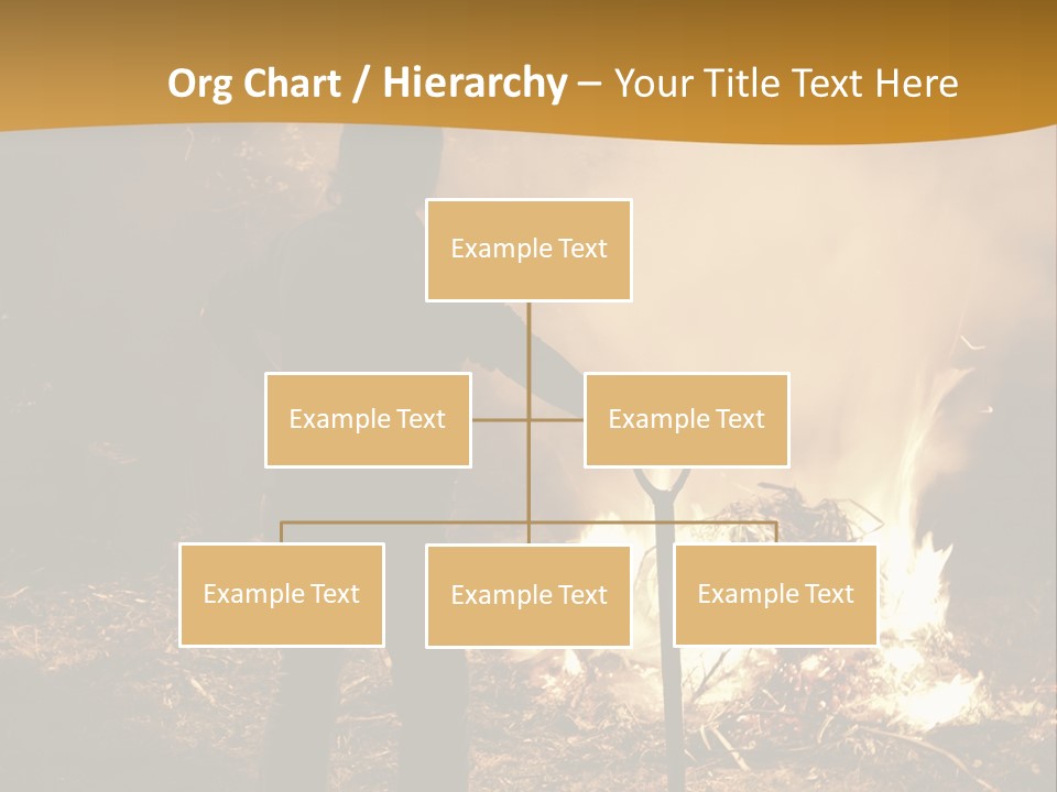 Toil Dusk Farm PowerPoint Template