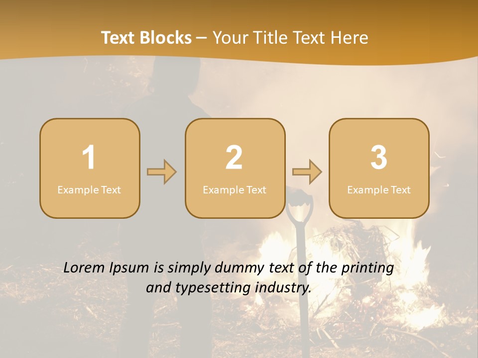 Toil Dusk Farm PowerPoint Template