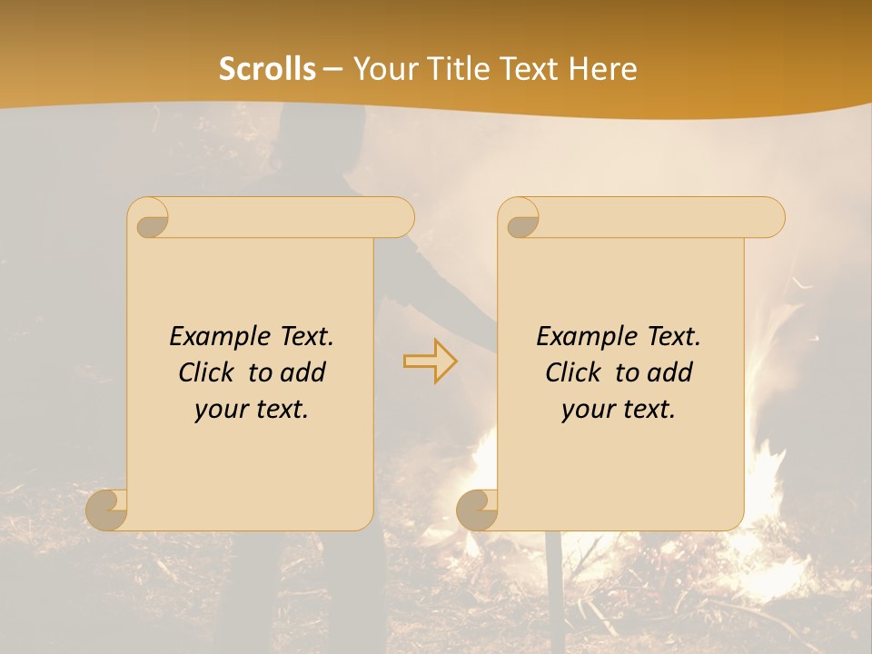 Toil Dusk Farm PowerPoint Template