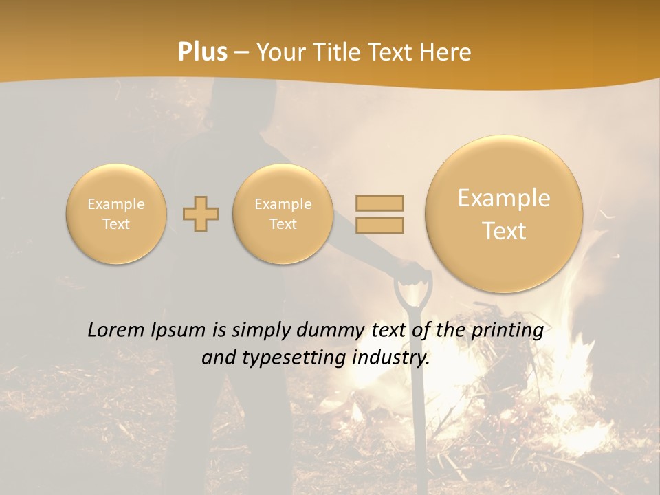 Toil Dusk Farm PowerPoint Template