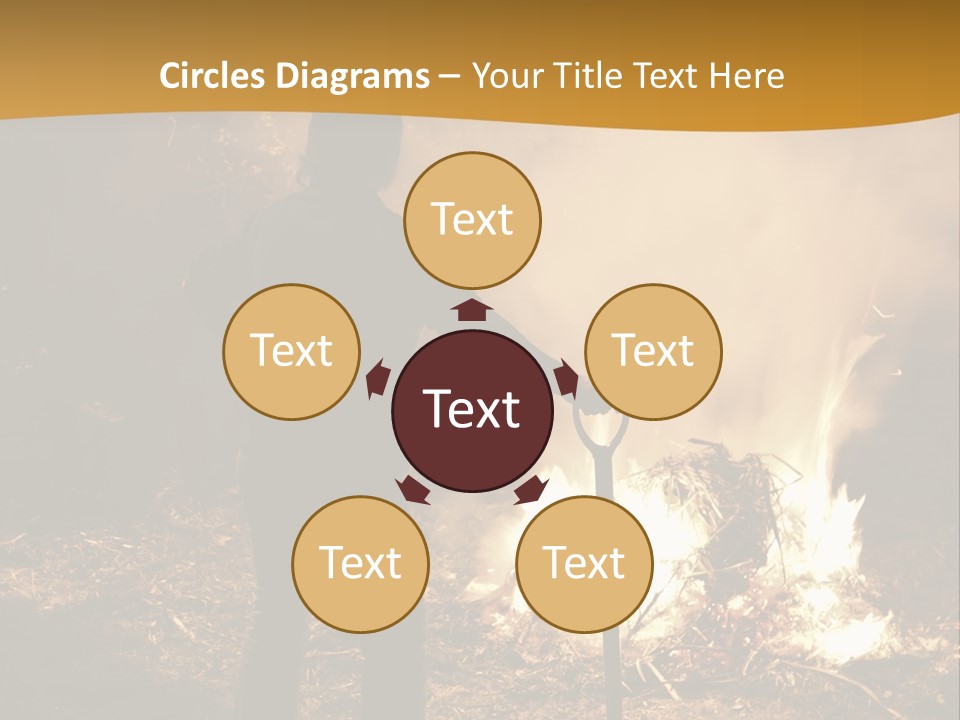 Toil Dusk Farm PowerPoint Template