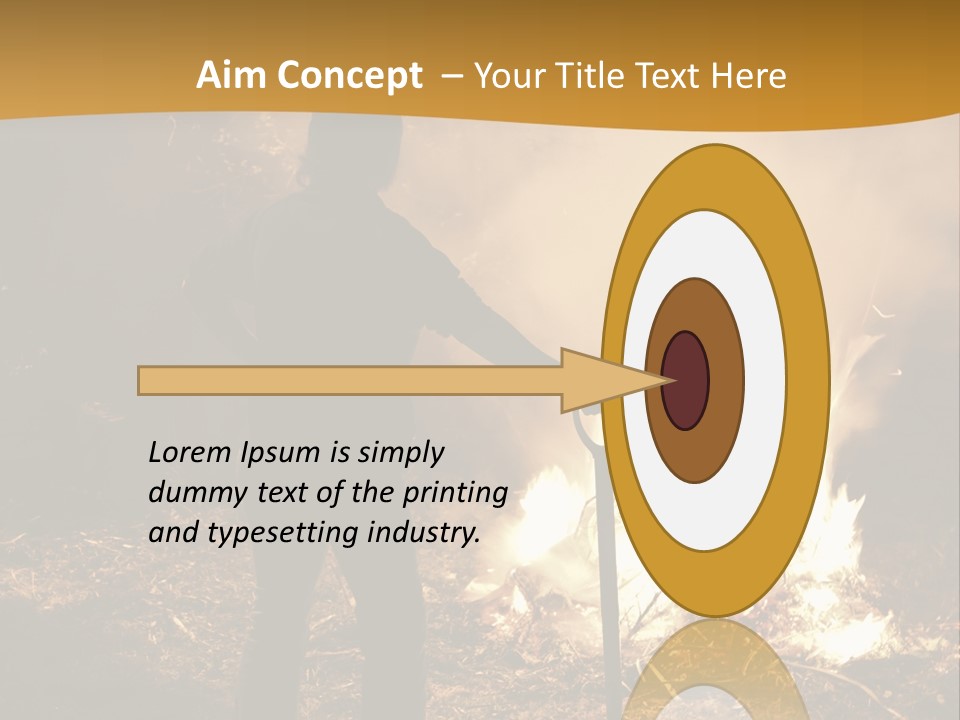 Toil Dusk Farm PowerPoint Template