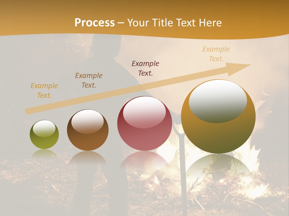 Toil Dusk Farm PowerPoint Template