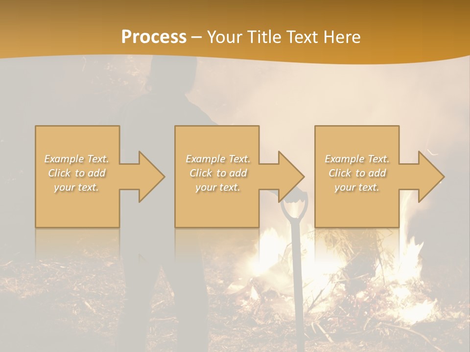 Toil Dusk Farm PowerPoint Template