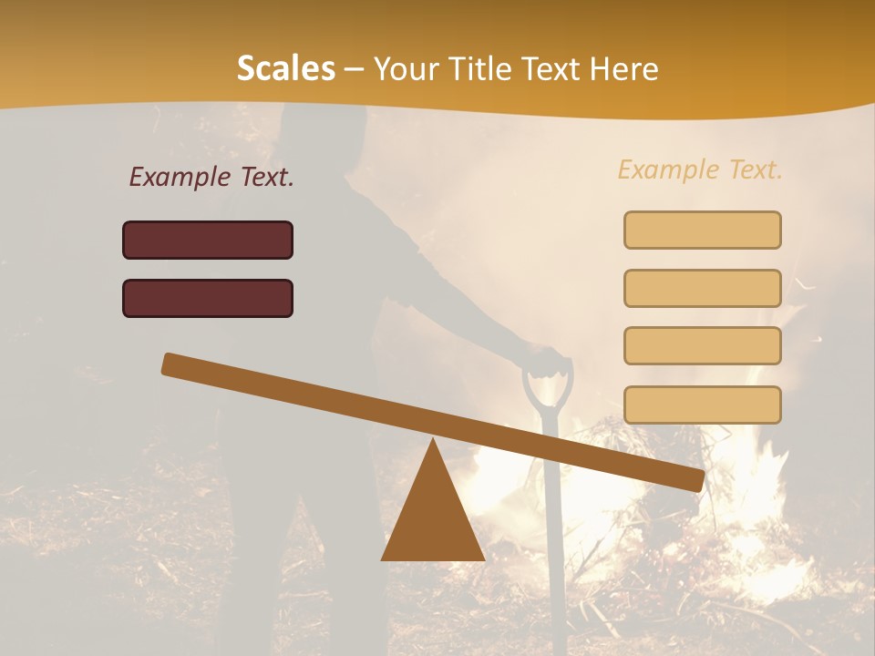 Toil Dusk Farm PowerPoint Template