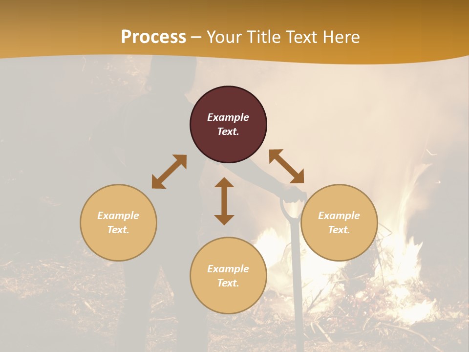 Toil Dusk Farm PowerPoint Template
