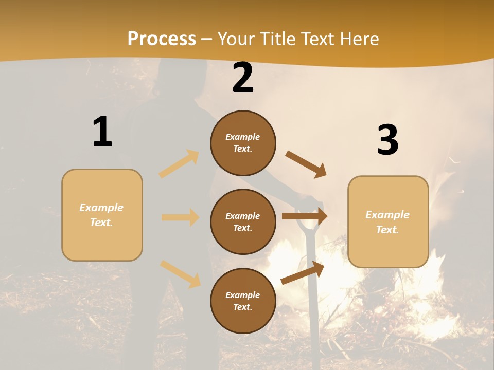Toil Dusk Farm PowerPoint Template
