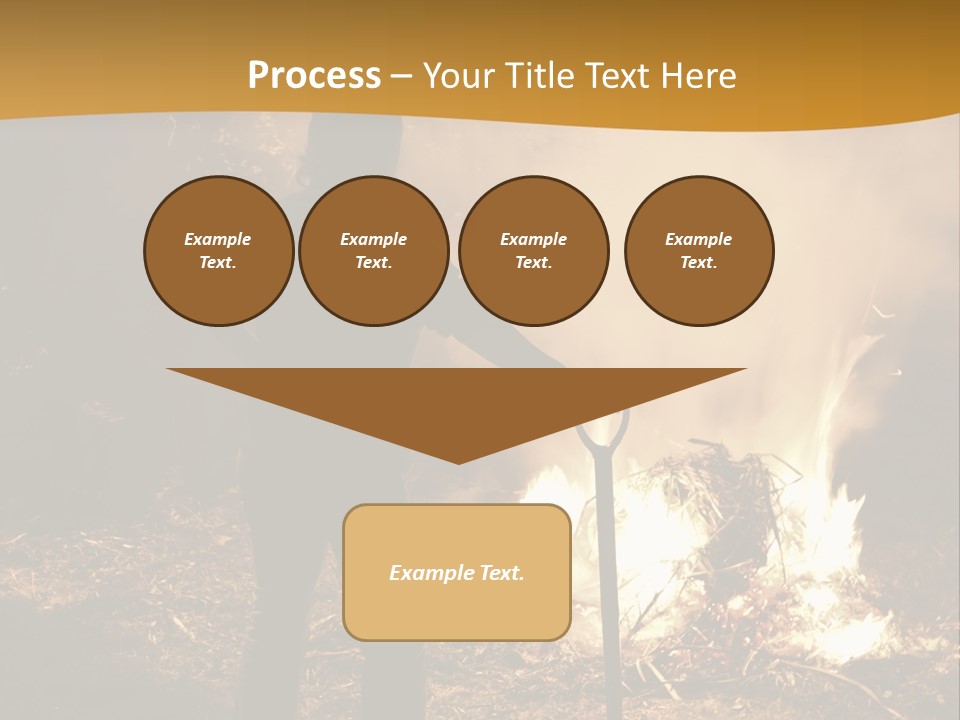 Toil Dusk Farm PowerPoint Template